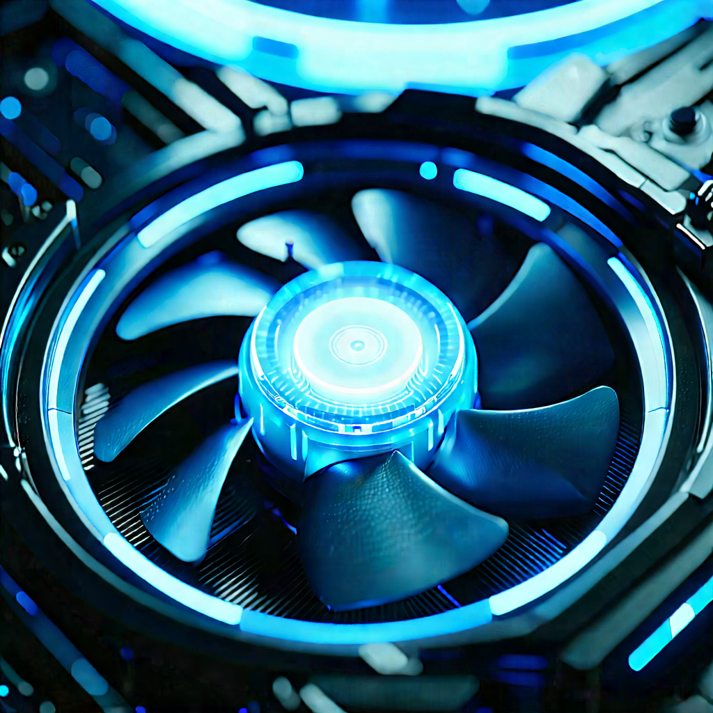 Close-up of cooling system