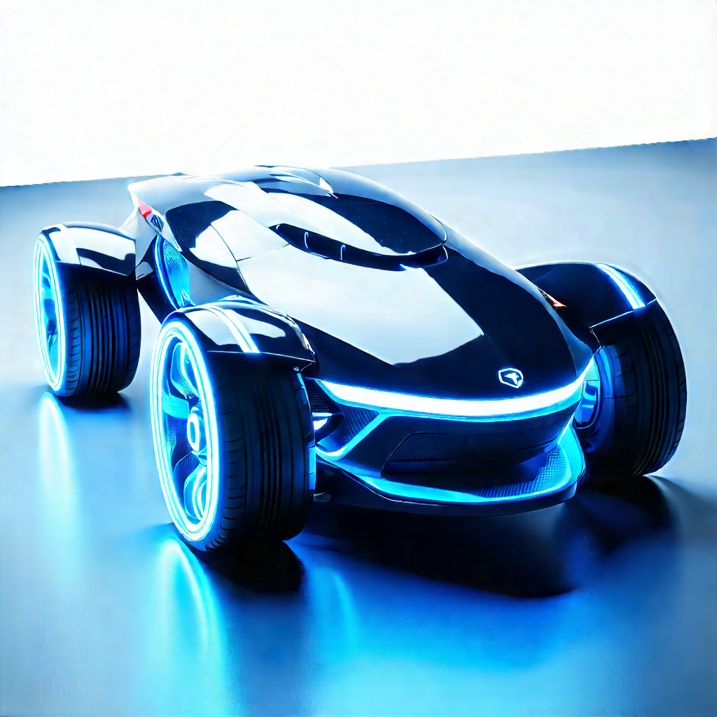 Innovative Electric Vehicle Design With Futuristic-looking Vehicle