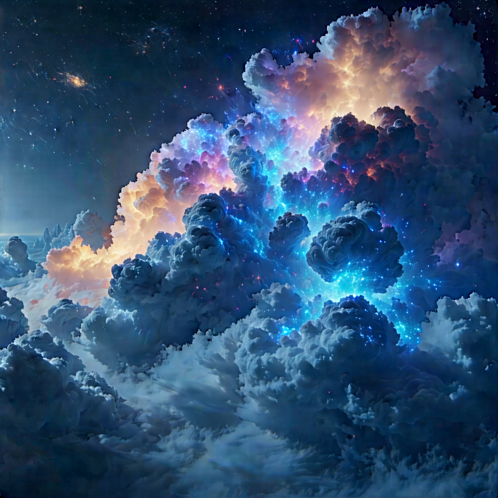 Cloud Computing Visualization With Image, There