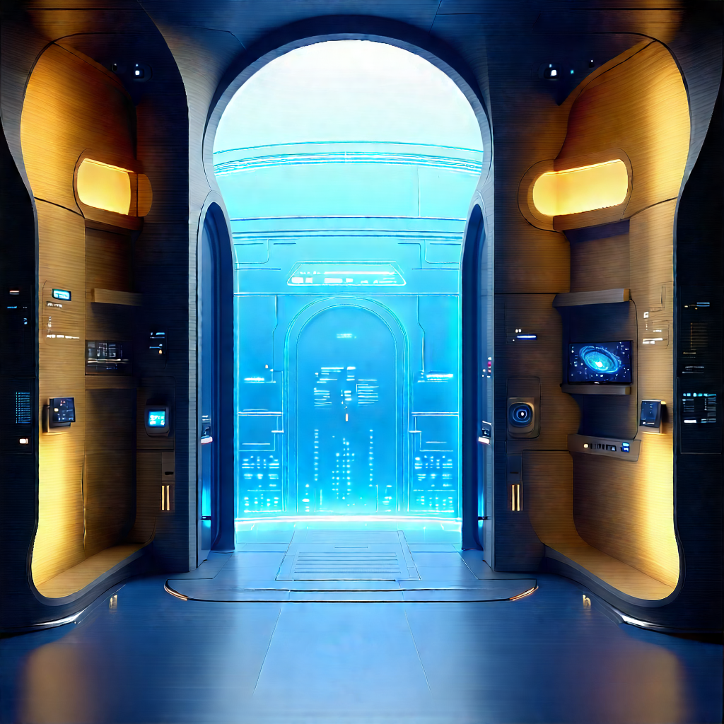 (futuristic:1.42) innovation hub