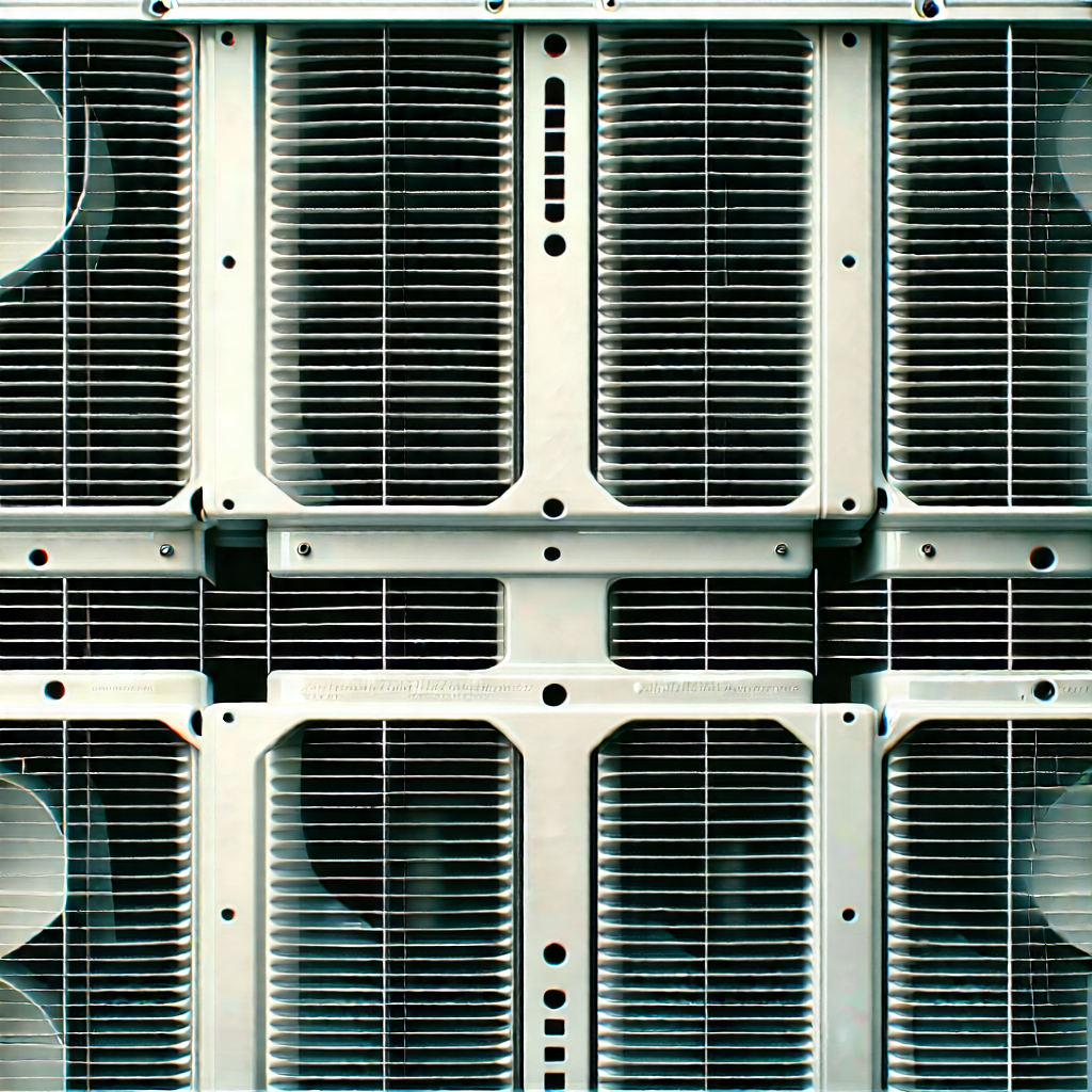 Close-up of cooling system