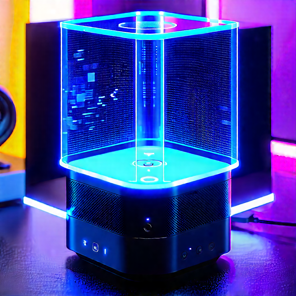 Smart home (device:1.2) with holographic display