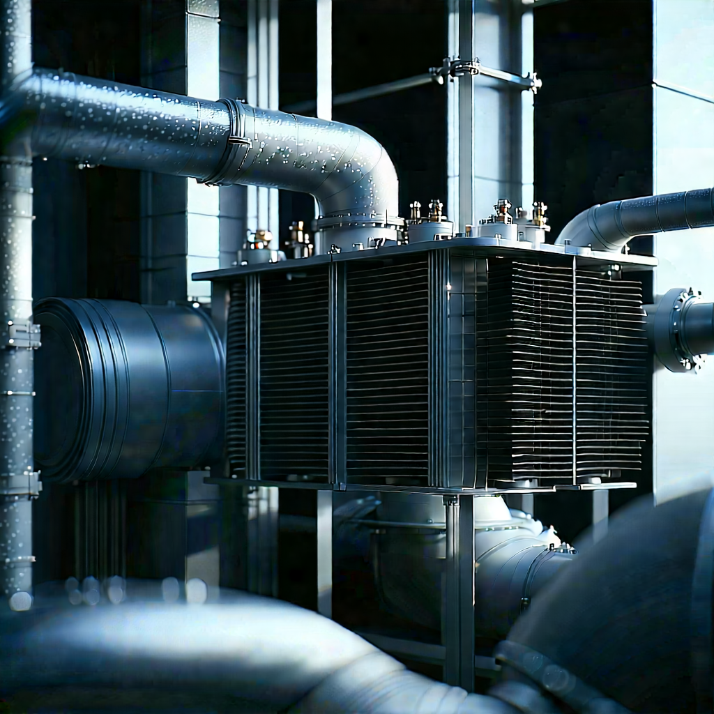 Close-up of cooling system