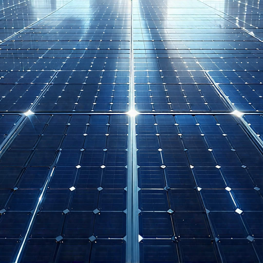 Solar Panel With Laser Scanning With Large, Open