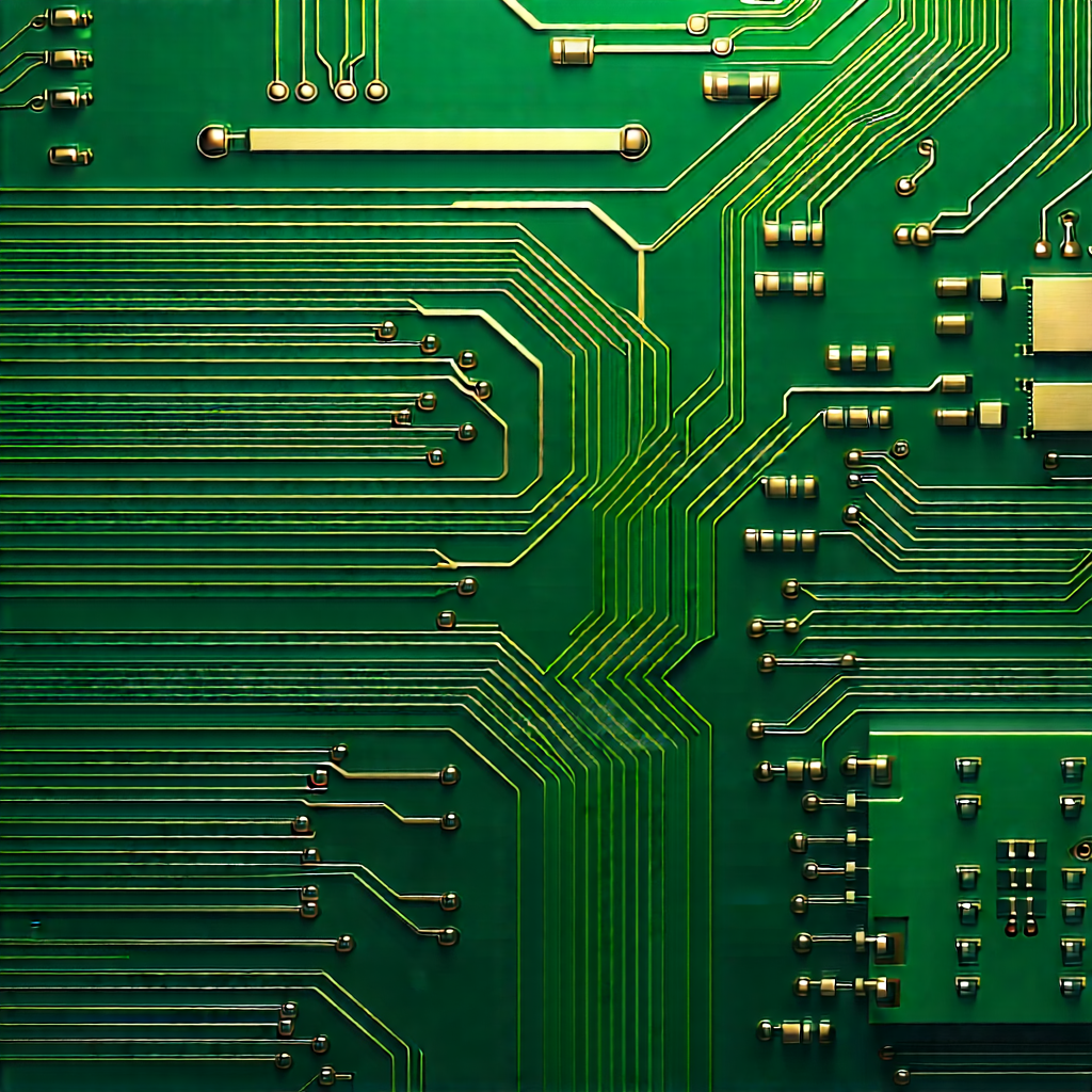 Close-up of electronic circuit