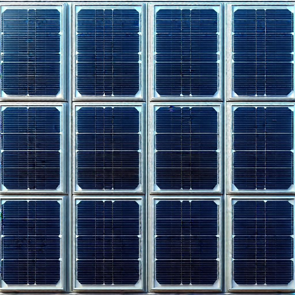 Solar panel with laser scanning