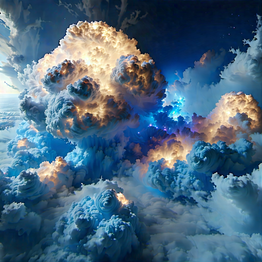 Cloud Computing Visualization With Image, There
