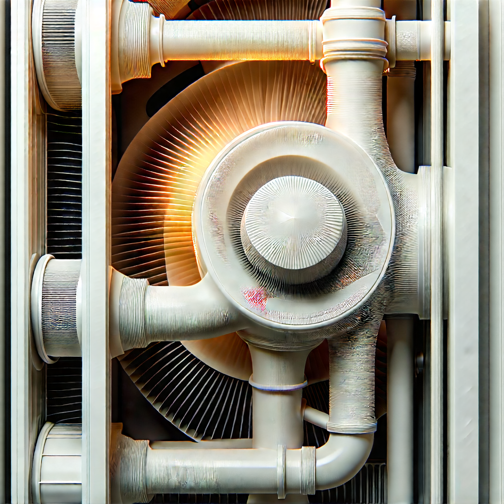 Close-up of cooling system