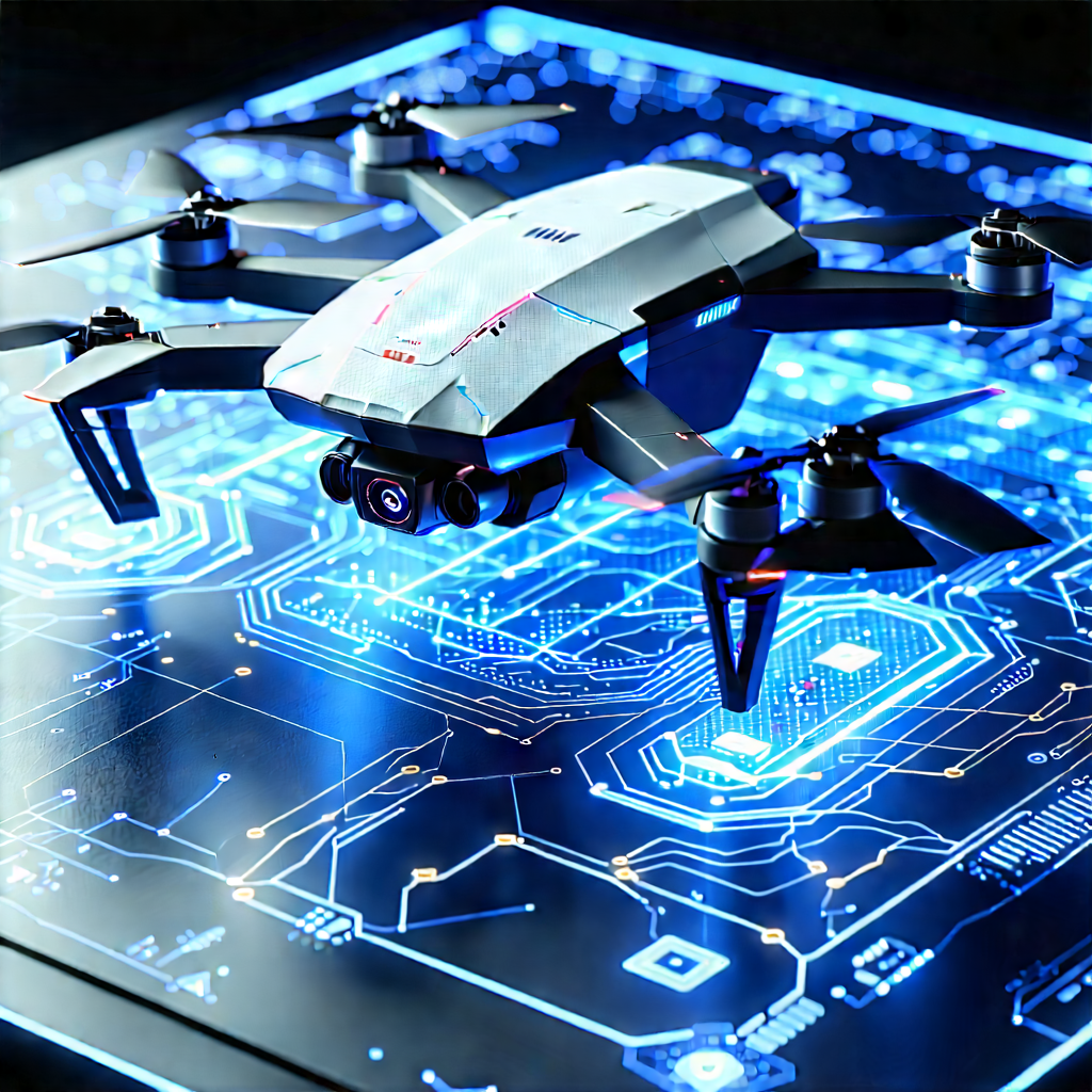Drone with holographic display