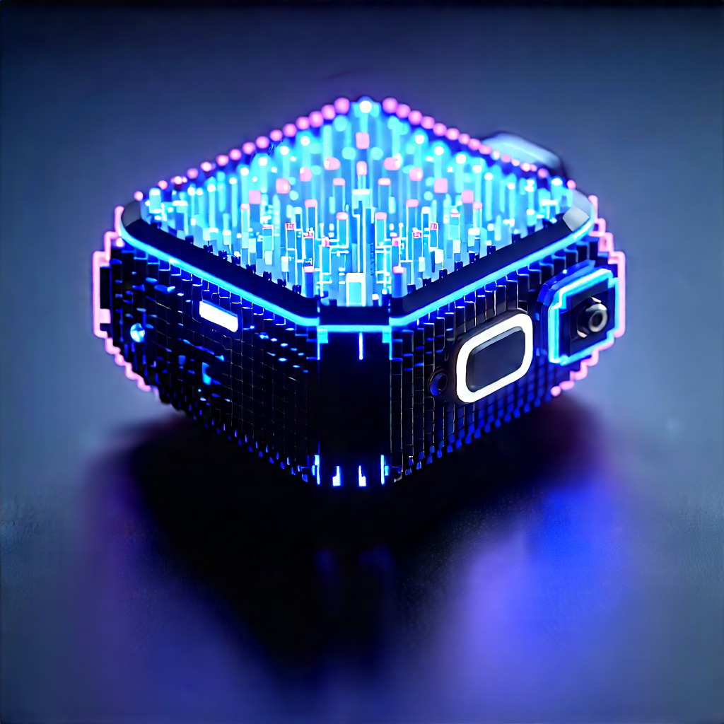 Innovative Wearable (device:1.29) Design With Small, Blue,