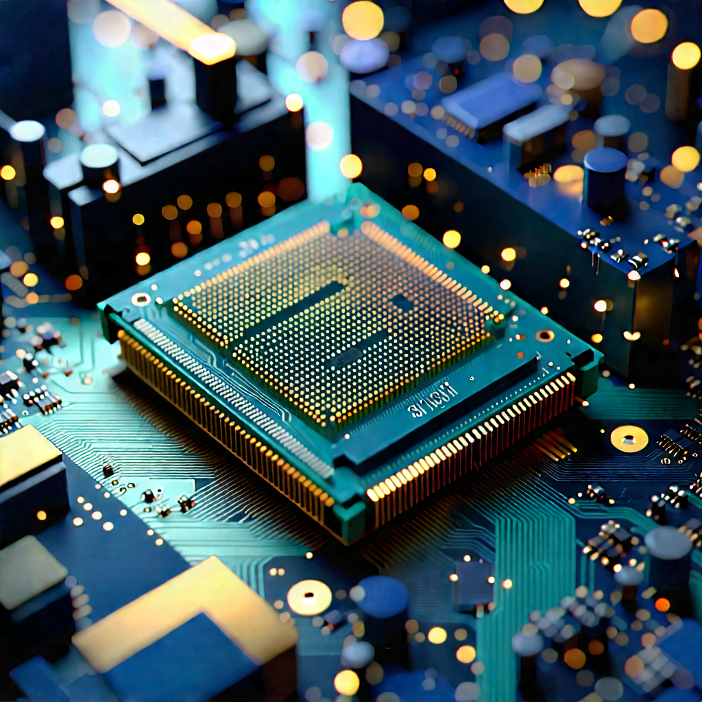 Close-up of memory module