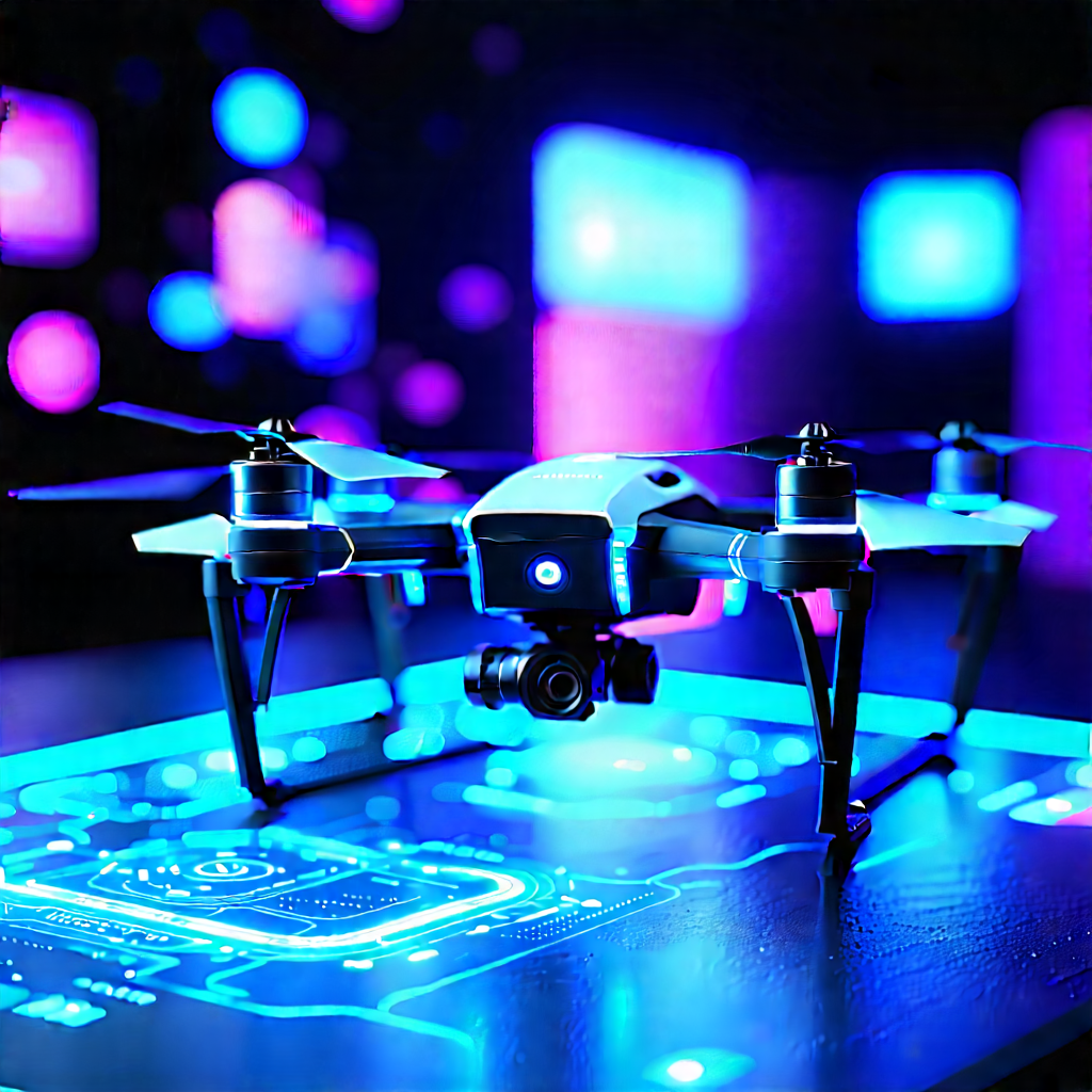 Drone with user interface