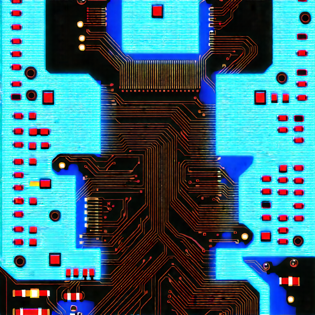 Close-up of electronic circuit