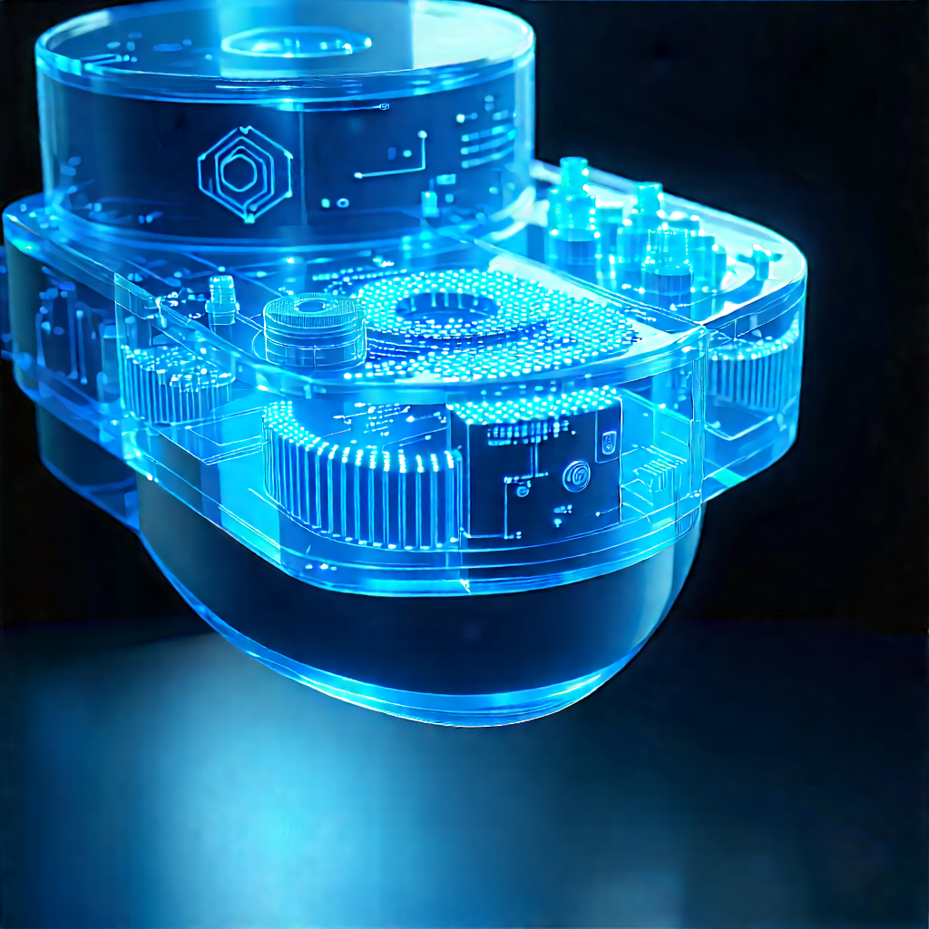 Innovative Medical Technology (design:1.37) With Blue, Glowing,