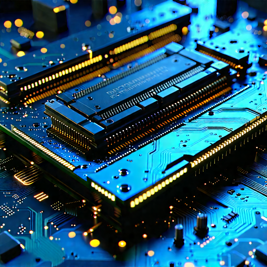 Close-up of memory module