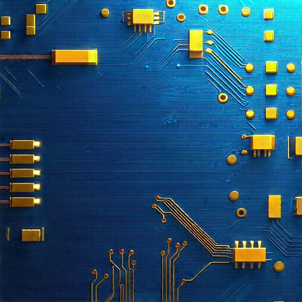Close-up of electronic circuit