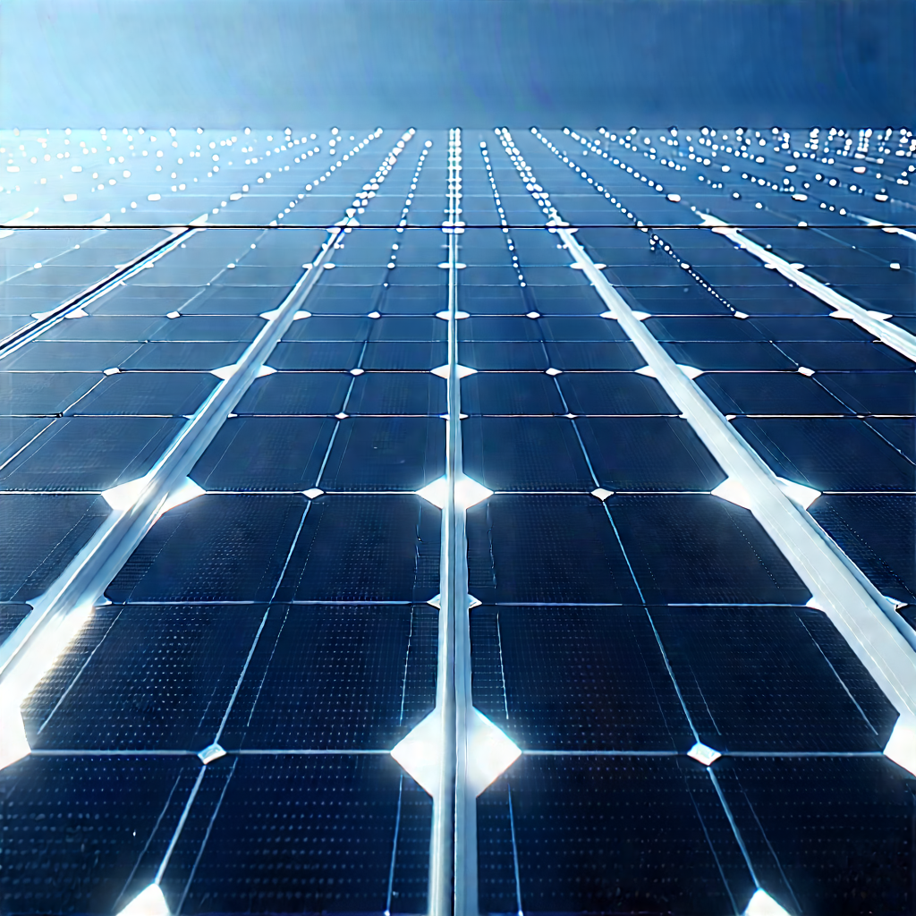 Solar Panel With Holographic Projection With Large Solar