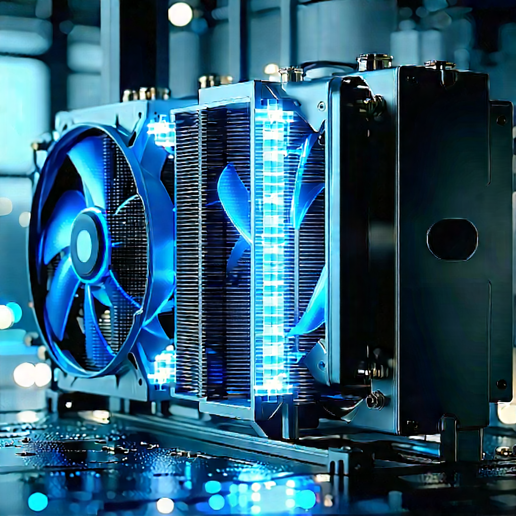 Close-up of cooling system