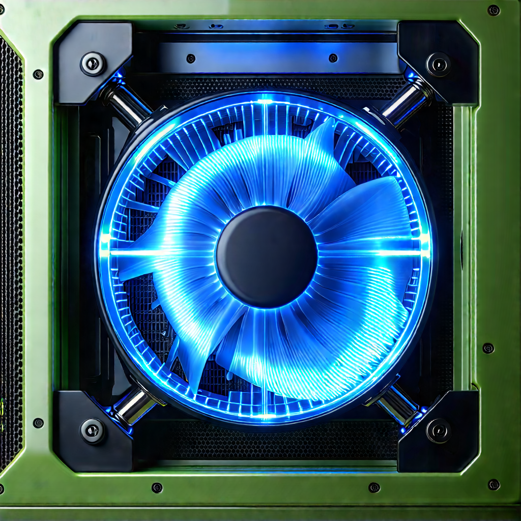 Close-up of cooling system