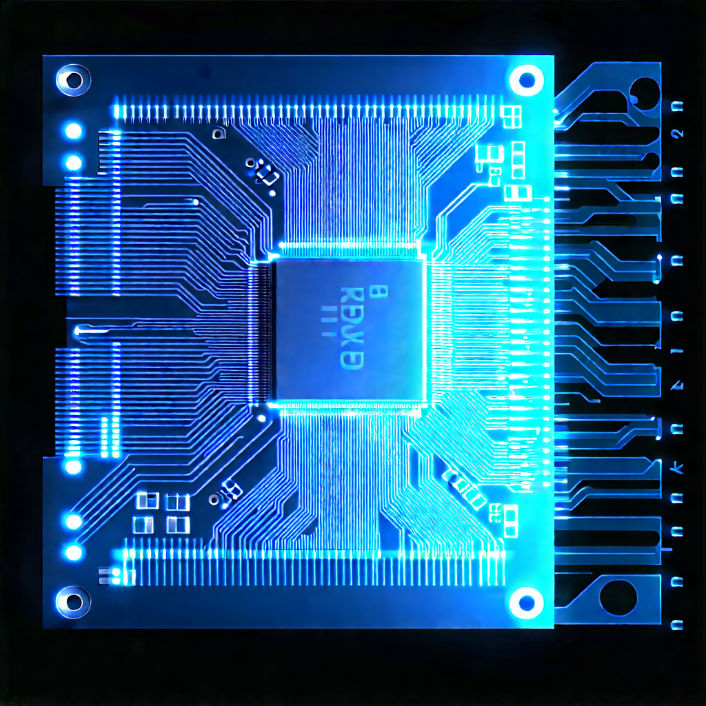 Circuit board with holographic projection