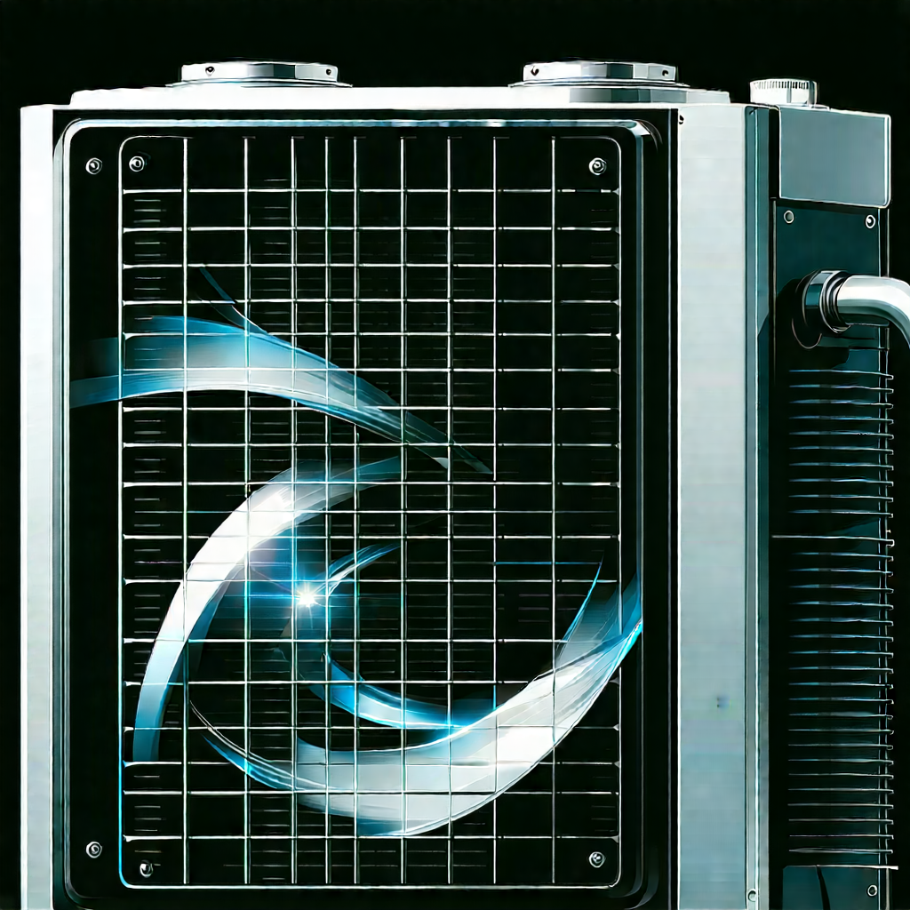 Close-up of cooling system