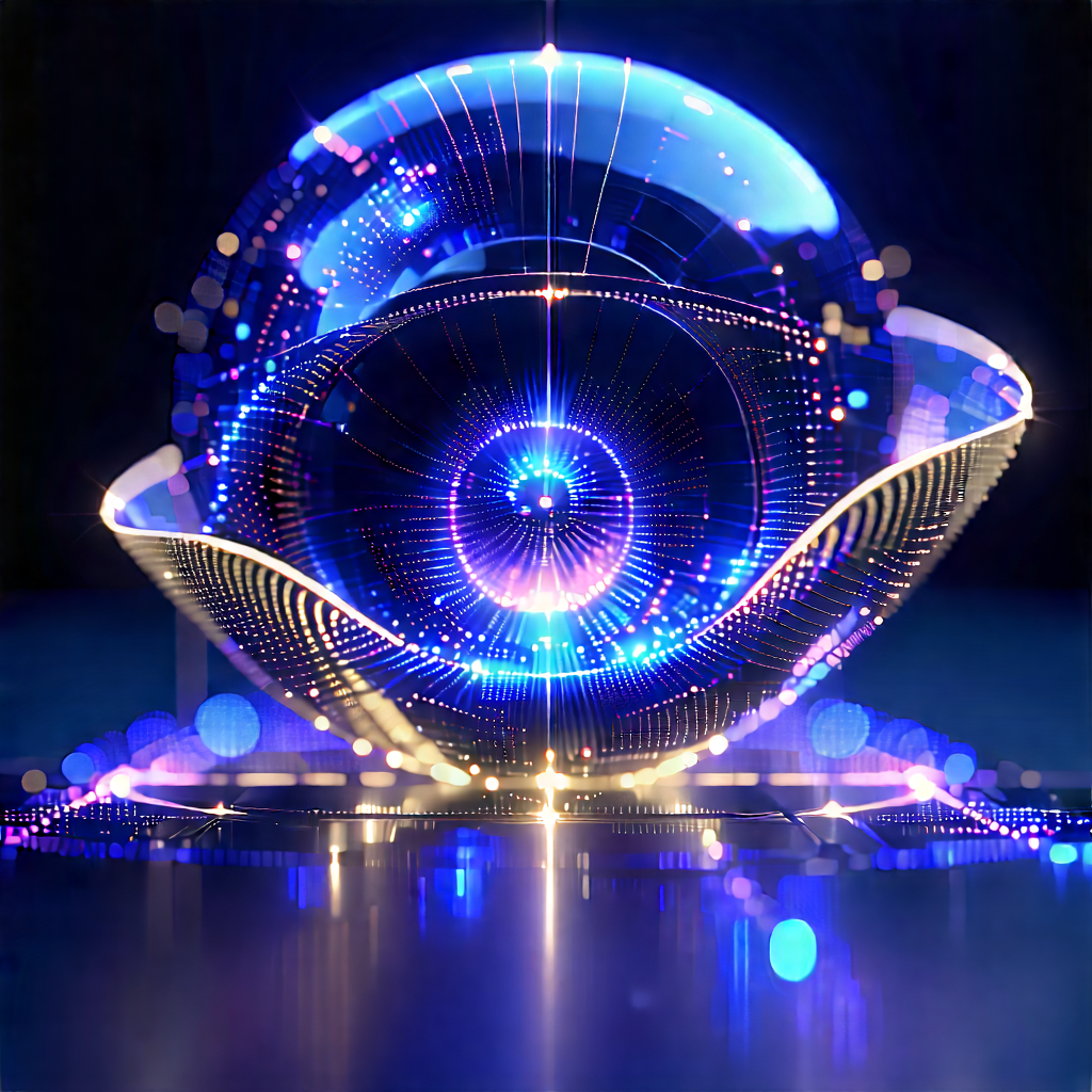 Machine Learning Visualization With Large Blue