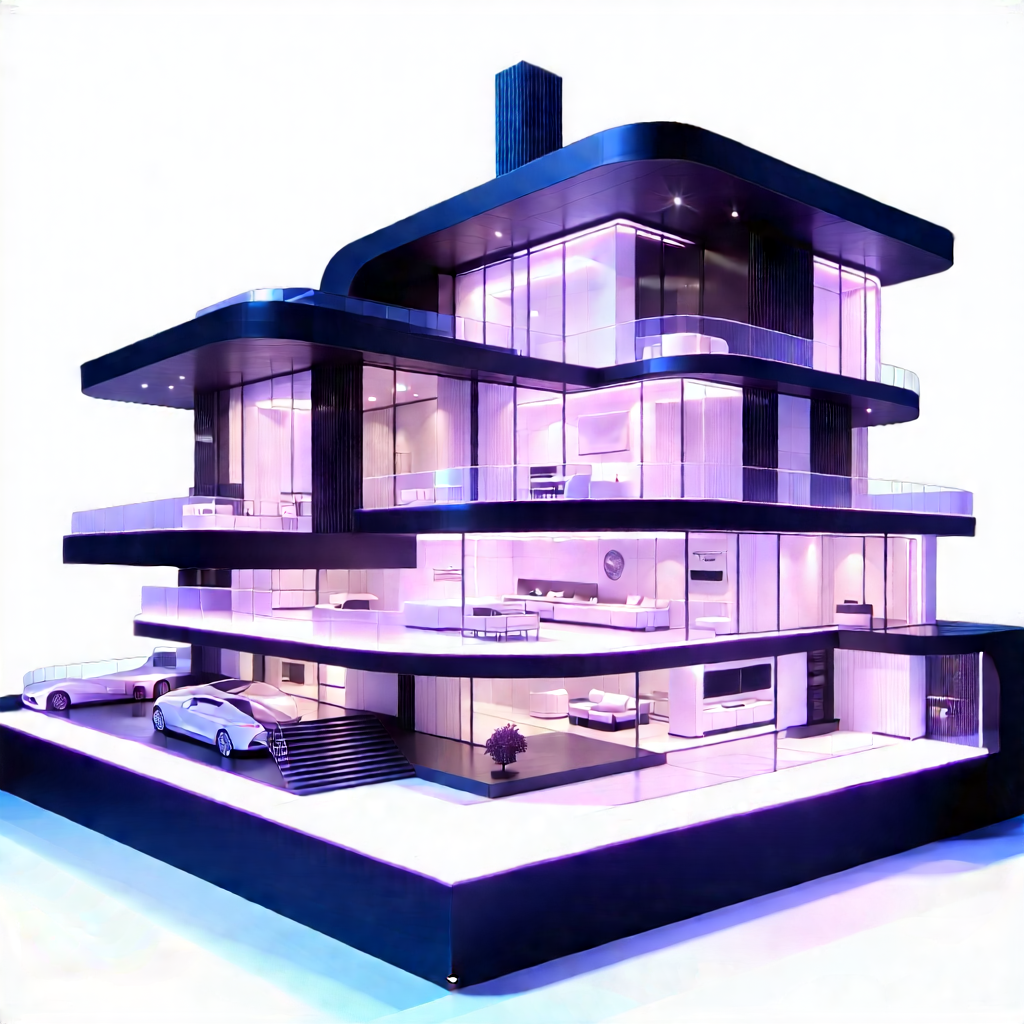 Futuristic smart home