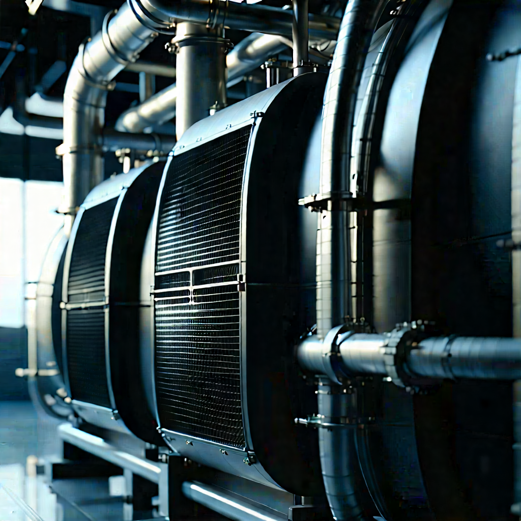 Close-up of cooling system