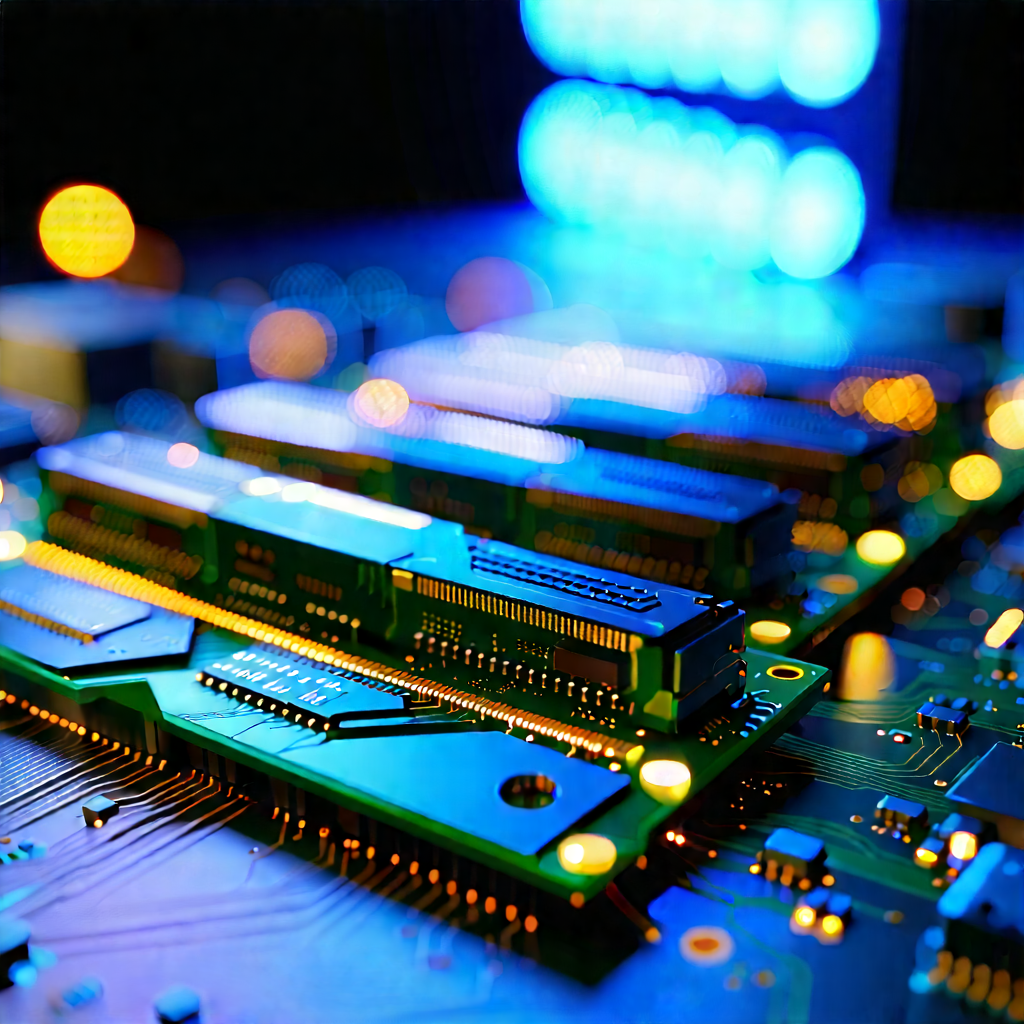 Close-up of memory module