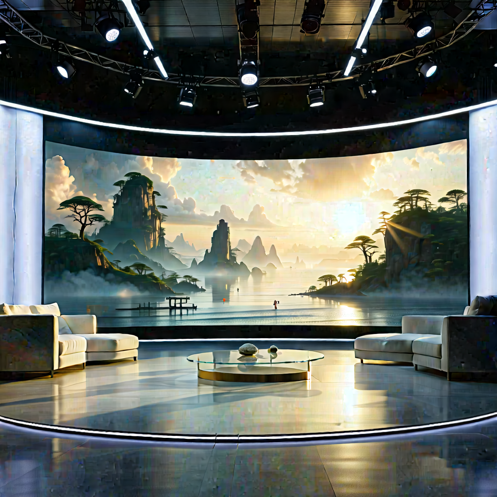 Entertainment Technology In Design Studio With Large, Modern