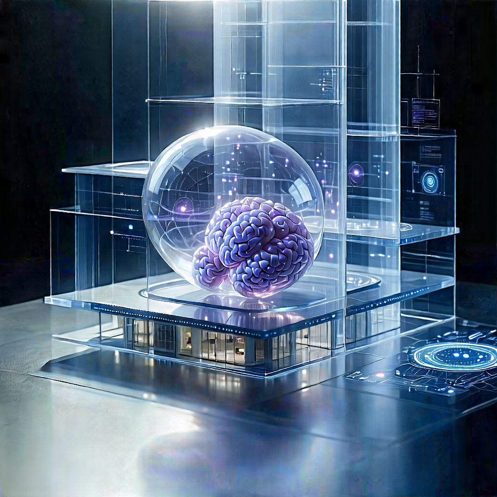 Healthcare Technology In Tech Office With Large Glass