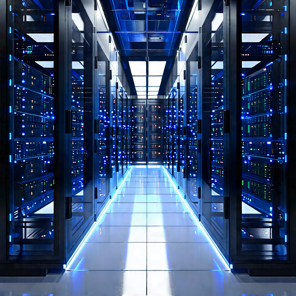 Server rack with laser scanning