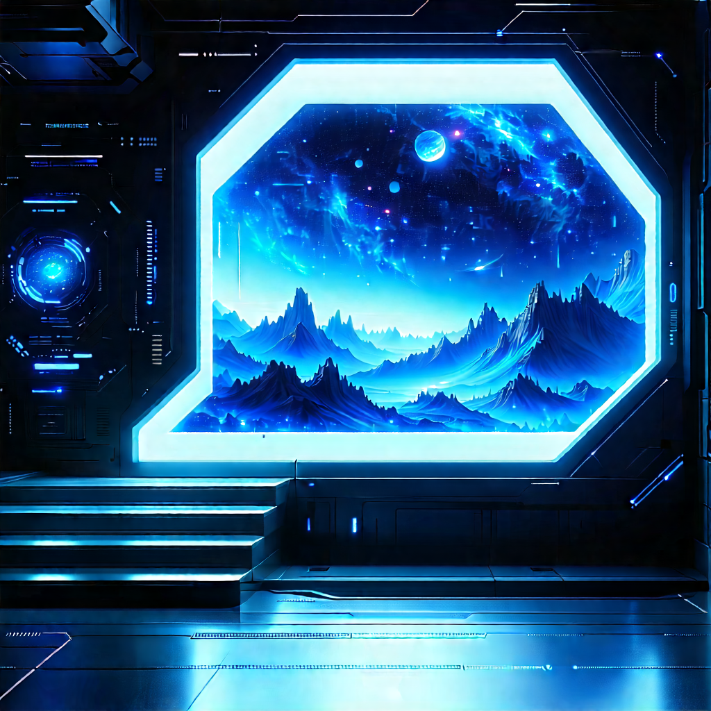 Futuristic Tech Startup Office With Image, There