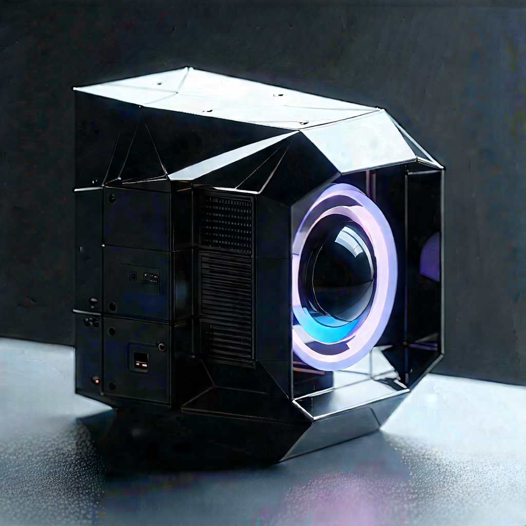 Innovative Communication Tool (design:1.29) With Black Blue