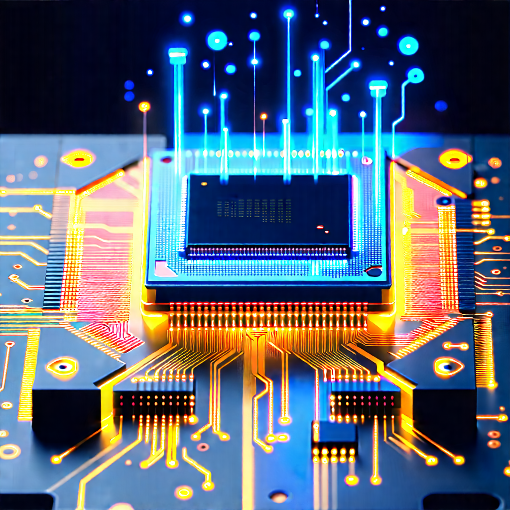 Microchip with data streams