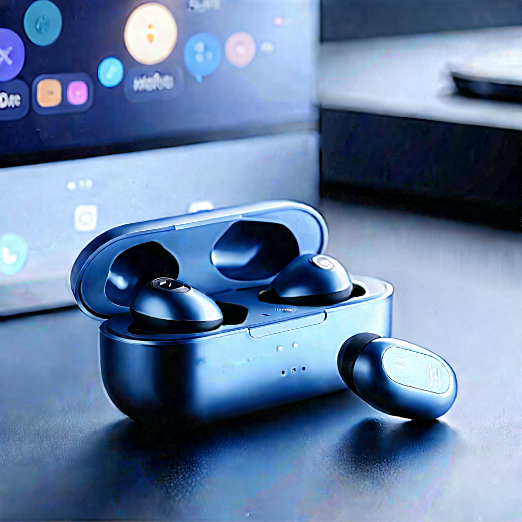 Wireless earbuds with user interface
