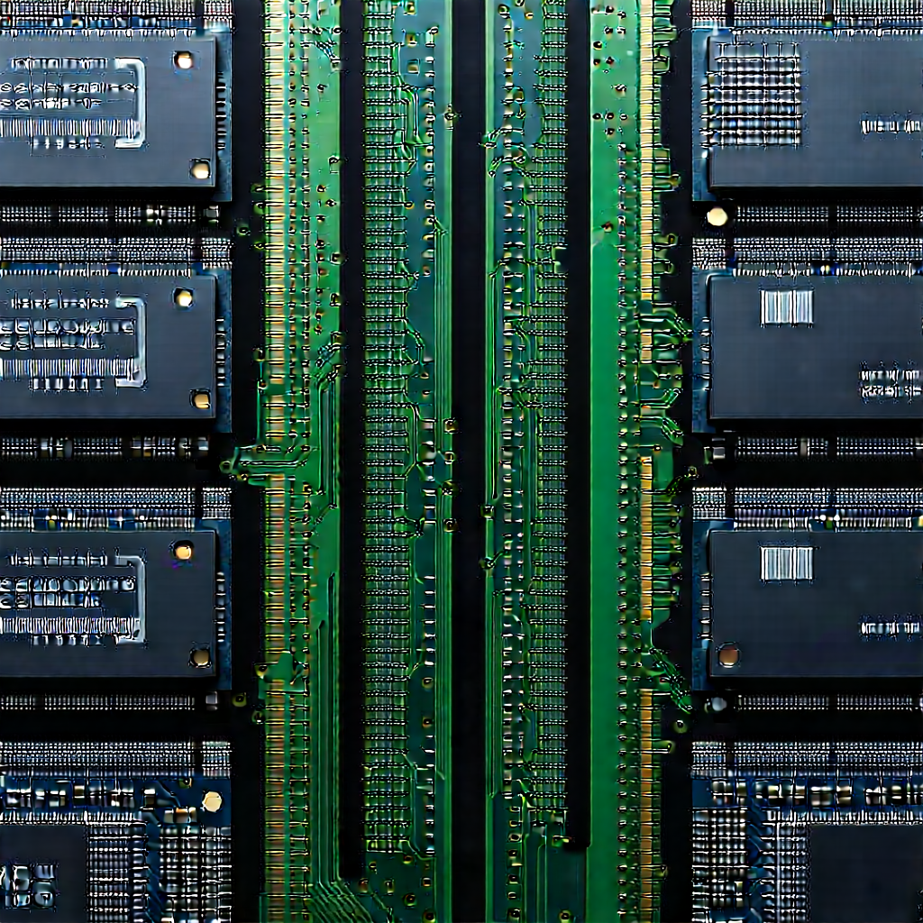 Close-up of memory module