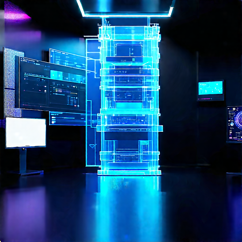 Entertainment Technology In (design:1.38) Studio With Image, There