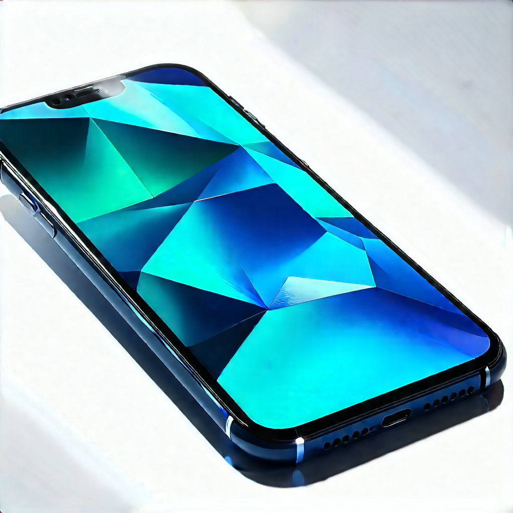 Smartphone With Digital Artwork With Cell Phone