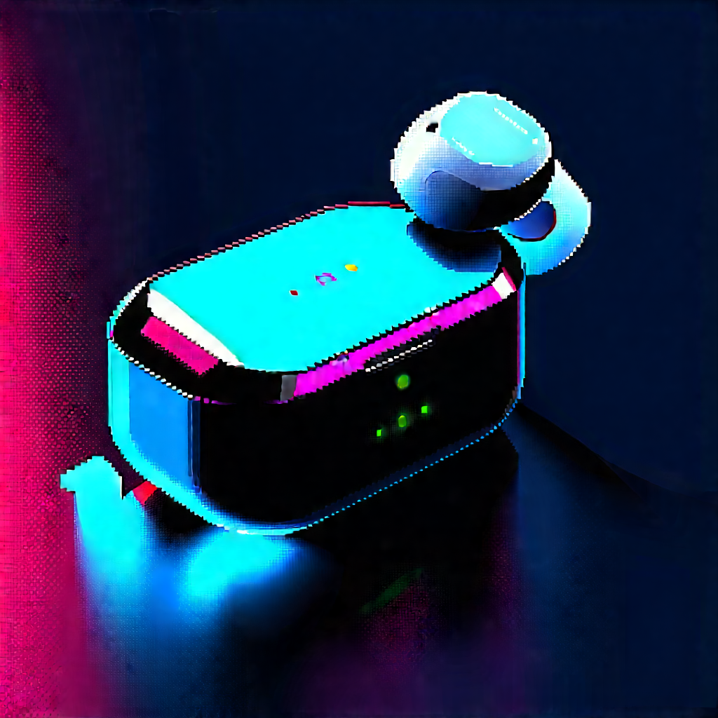Wireless Earbuds With User Interface With Small Electronic
