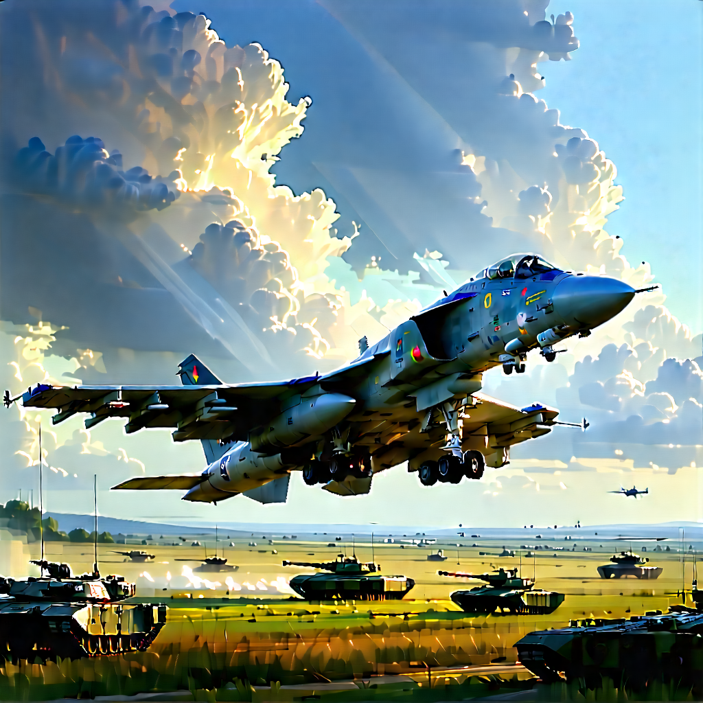 Aerospace Technology In Field Deployment With Image, Fighter
