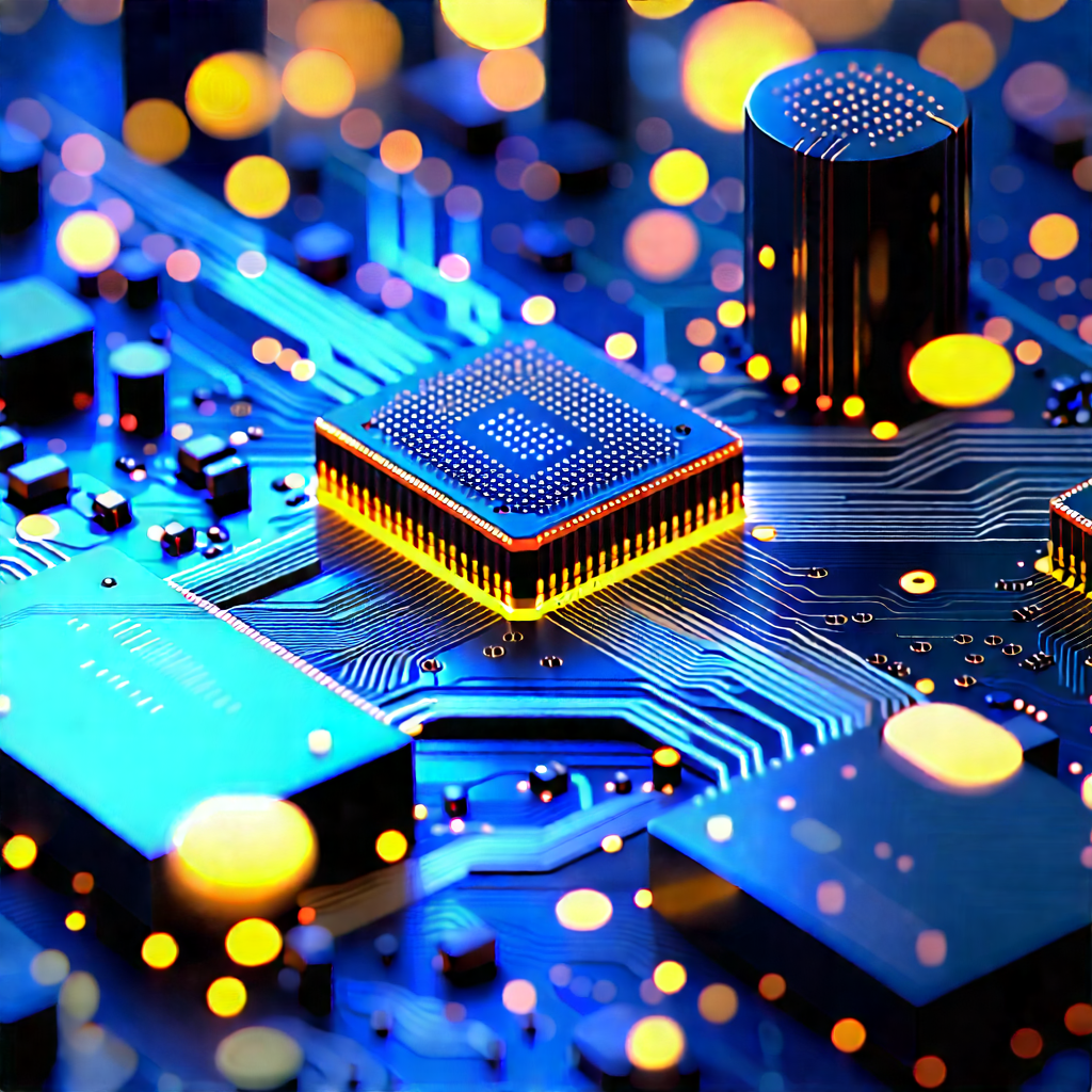 Circuit board with data streams