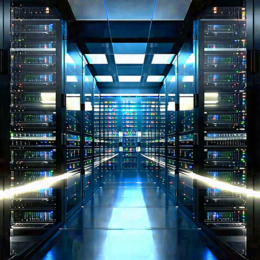 Server rack with laser scanning