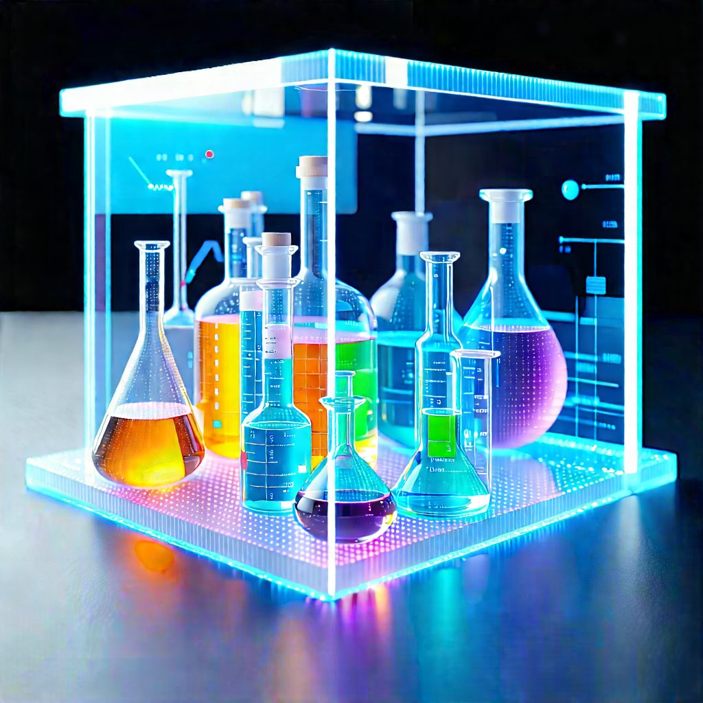 Entertainment Technology In (modern:1.28) Laboratory With Display Various