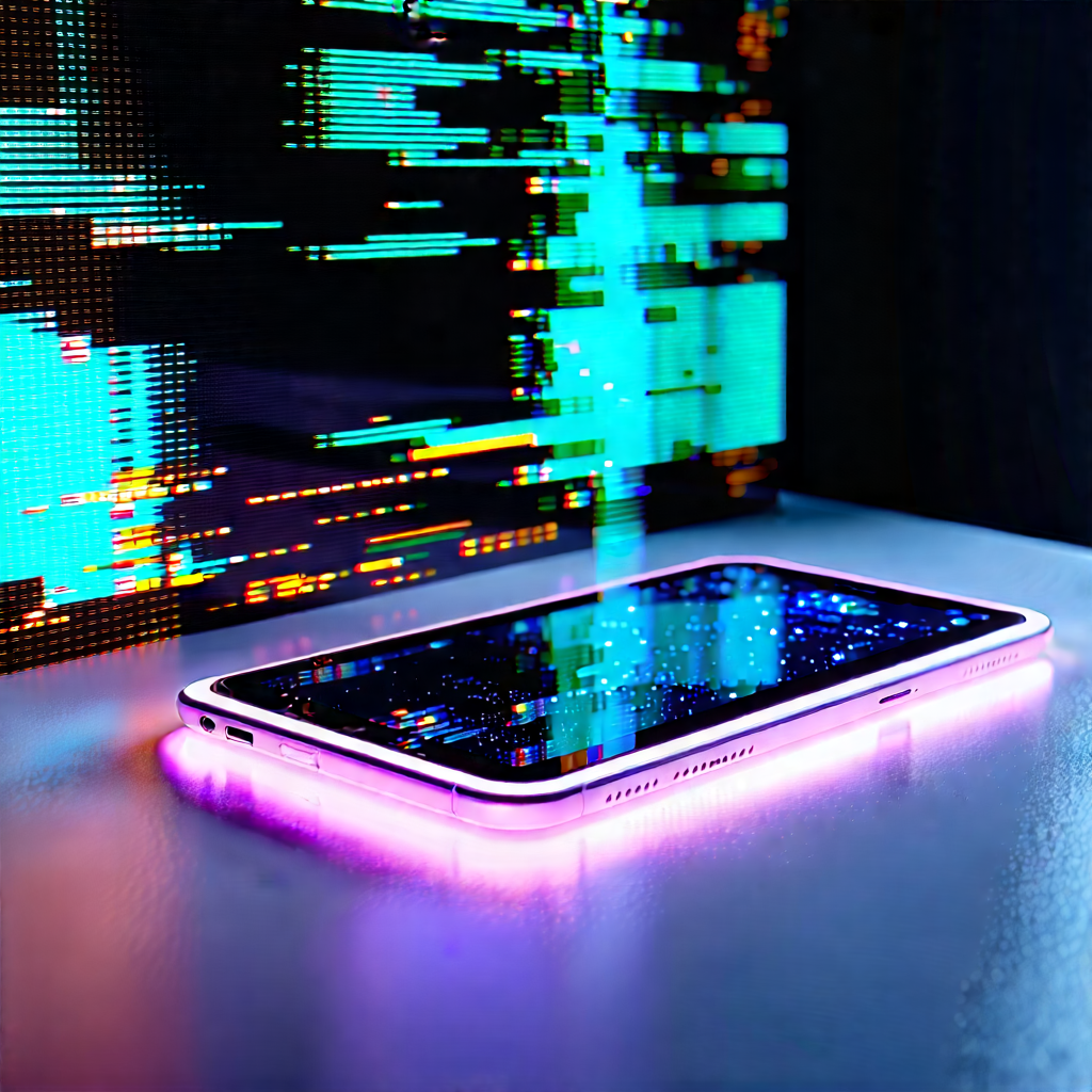 Tablet With Holographic Display With Cell Phone