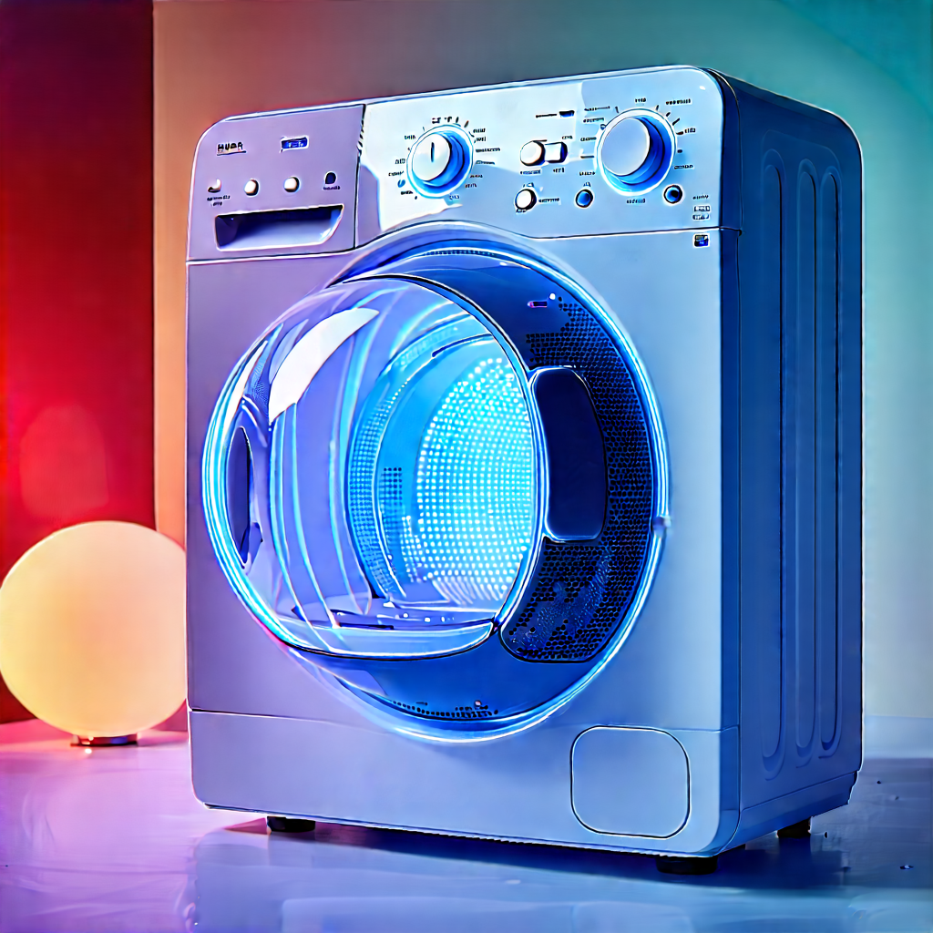 Innovative Smart Appliance Design With Blue White