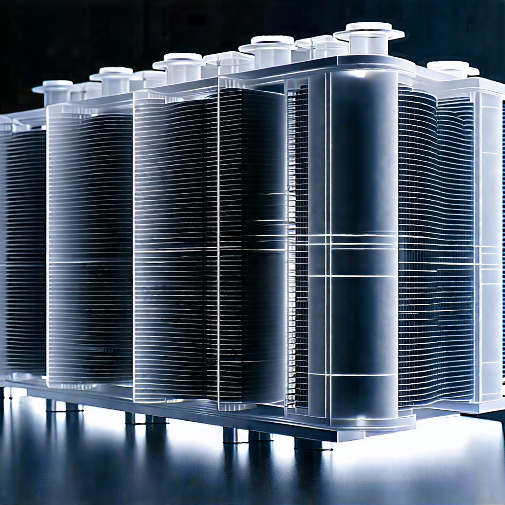 Close-up of cooling system