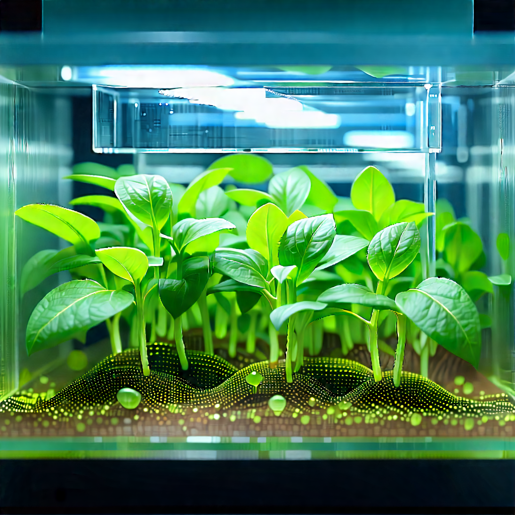 Agricultural technology in modern laboratory