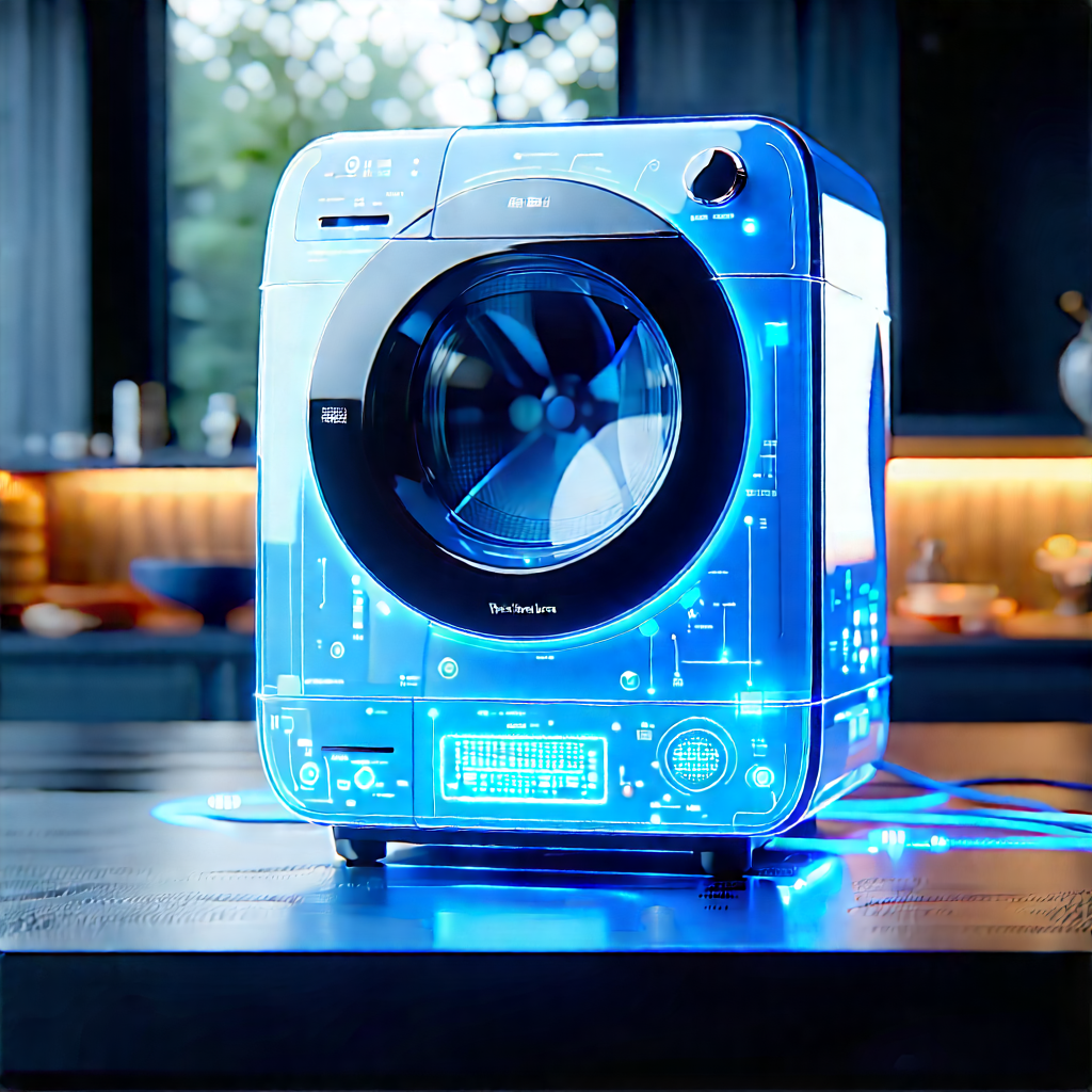 Innovative Smart Appliance Design With Futuristic-looking Washing