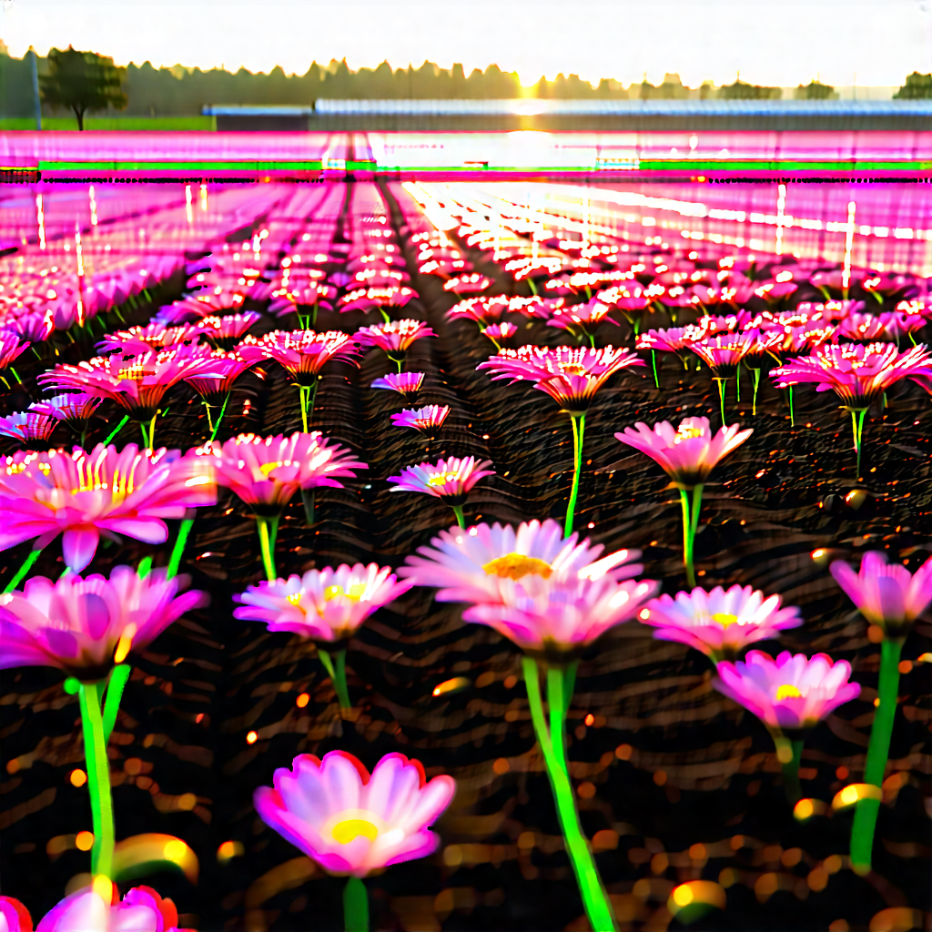 Agricultural Technology In Manufacturing Facility With Large Field